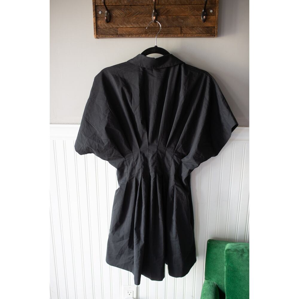 Anthropologie Tobie Button-Front Pleated Shirt Dress Mini Edition XS - Picture 3 of 4